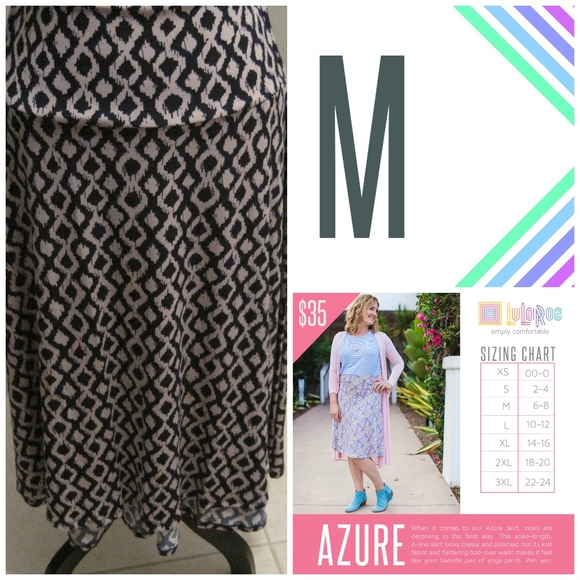 LuLaRoe Dresses & Skirts - LuLaRoe Azure Skirt - size M - New with Tags!
